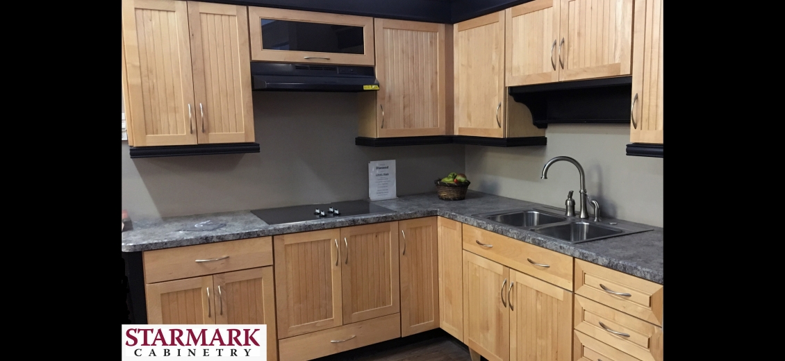 StarMark Cabinetry kitchen display at Cortland HEP Sales/North Main Lumber, 797 Route 13