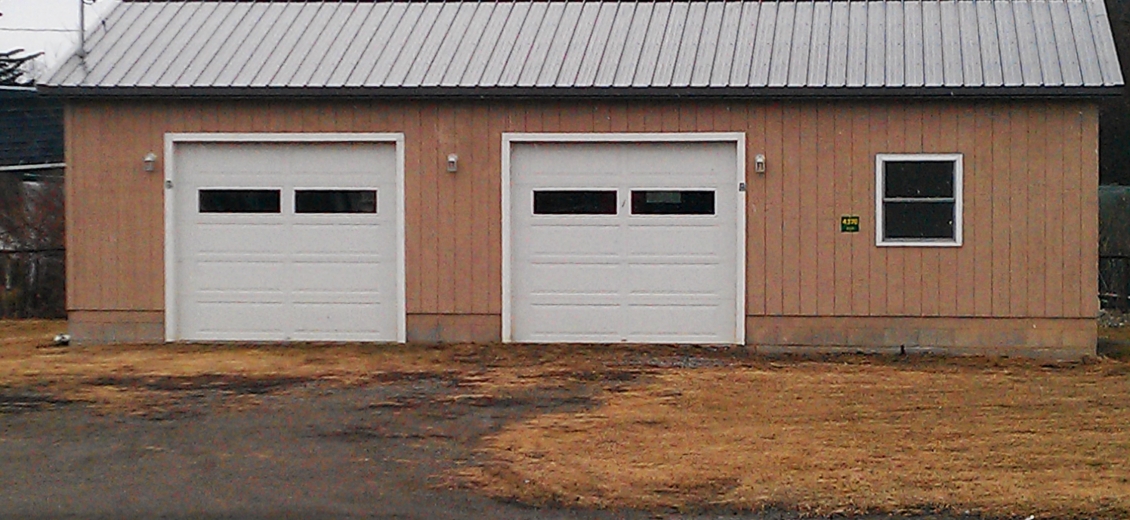 Pole barn-style garage